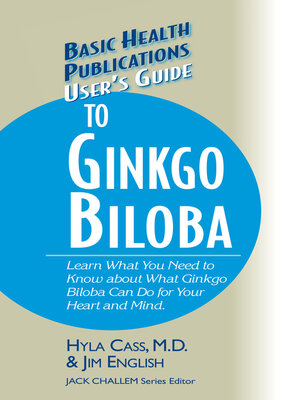 cover image of User's Guide to Ginkgo Biloba